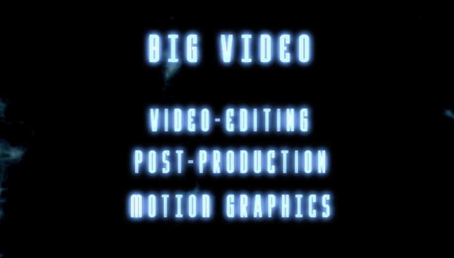 BIG Video | Showreel Post-production 2013